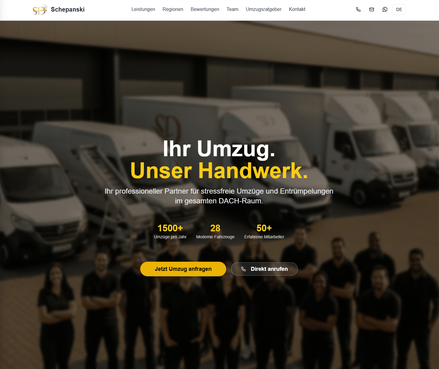 Schepanski Umzug Website